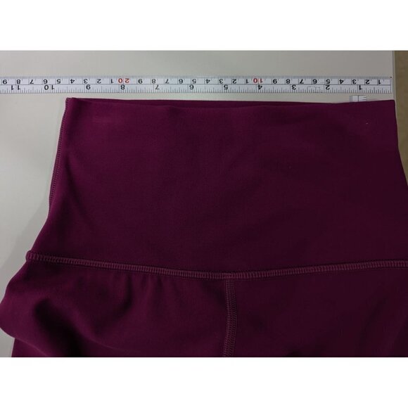 Lululemon Align Crop Size 2 Deep Fuschia Leggings Yoga Run Gym Athletic Soft - Picture 6 of 9